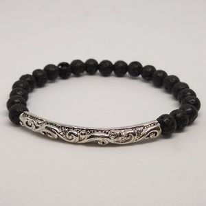 Black lava bracelet